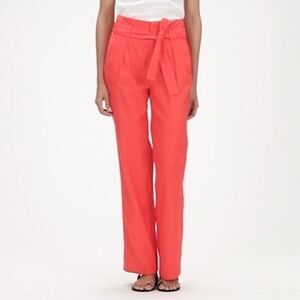 NWT Banana Republic HIGH-RISE WIDE-LEG LINEN-COTTON PANT